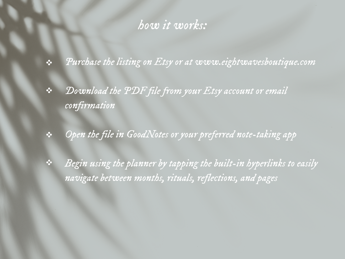 cultivating rituals digital planner