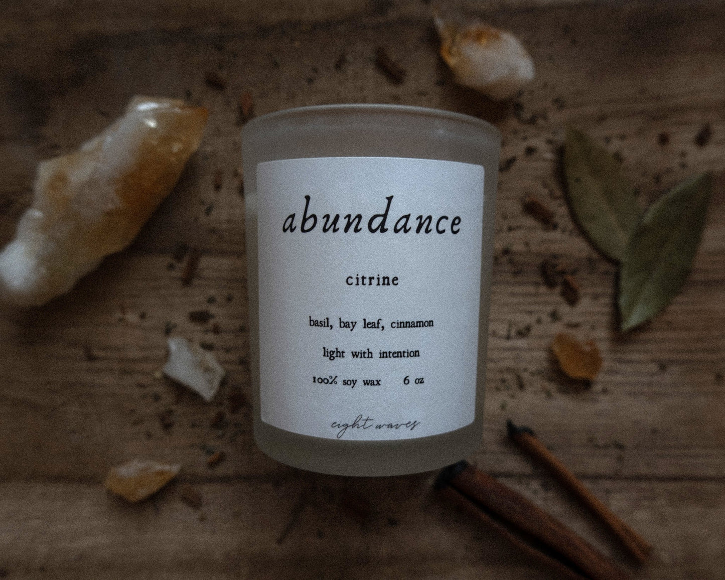 abundance intention candle