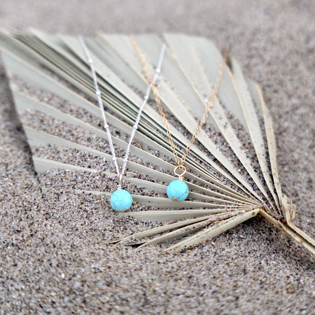 turquoise bead necklace