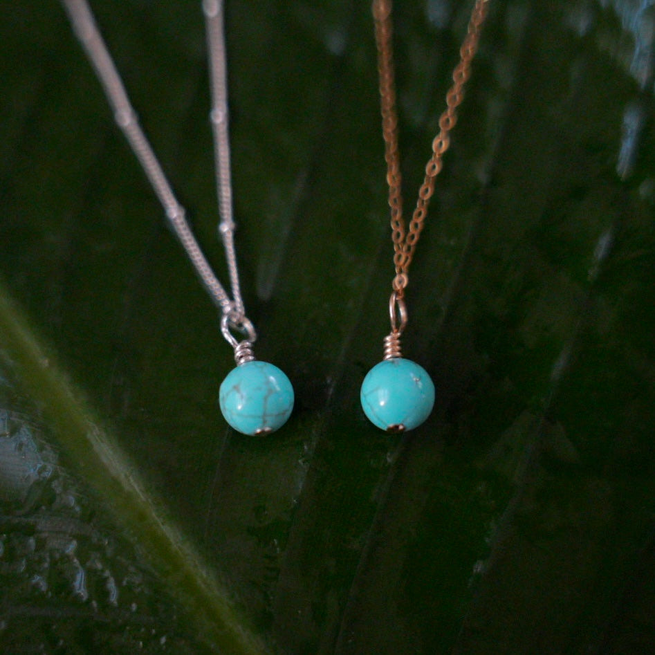 turquoise bead necklace