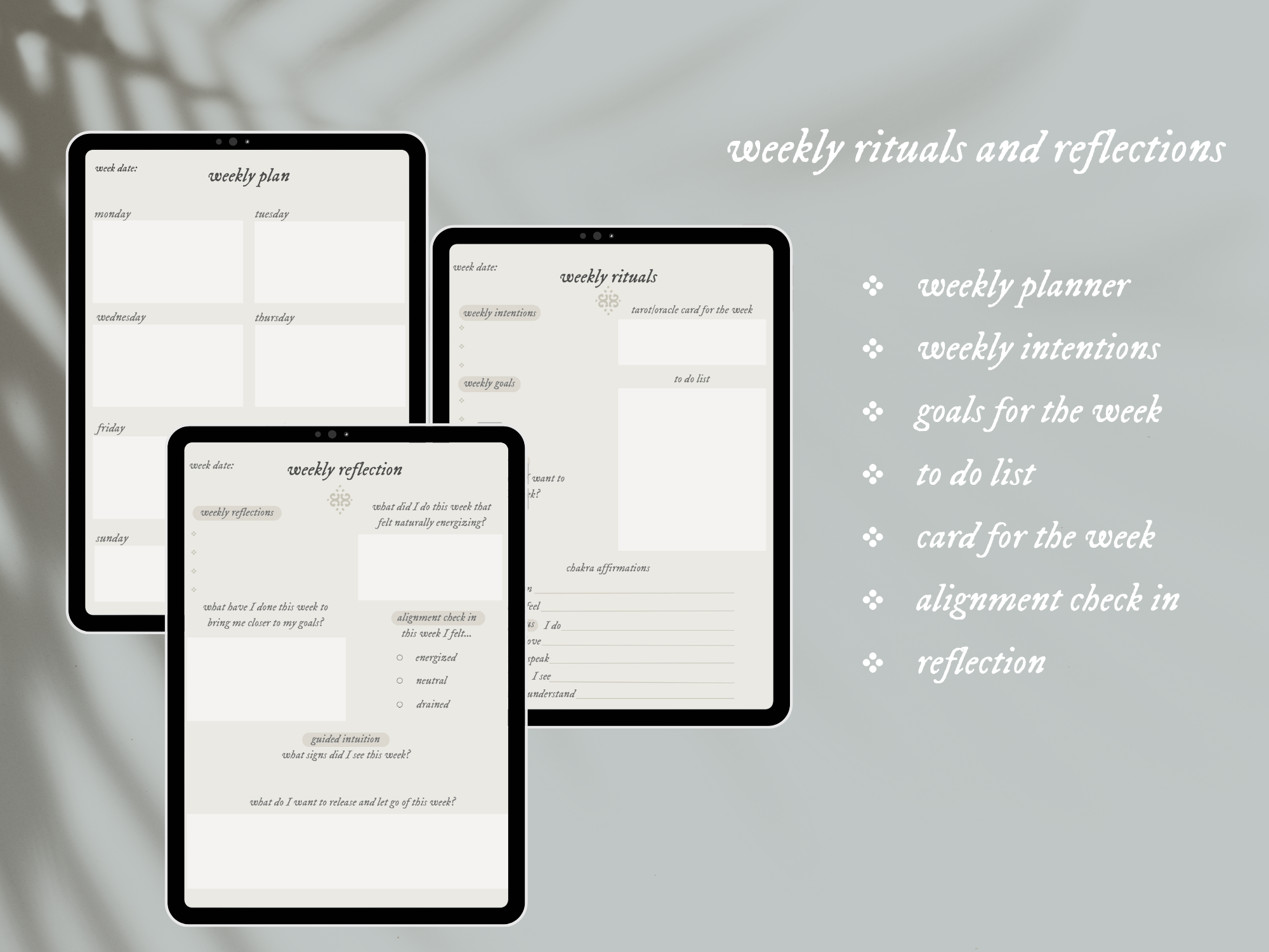 cultivating rituals digital planner