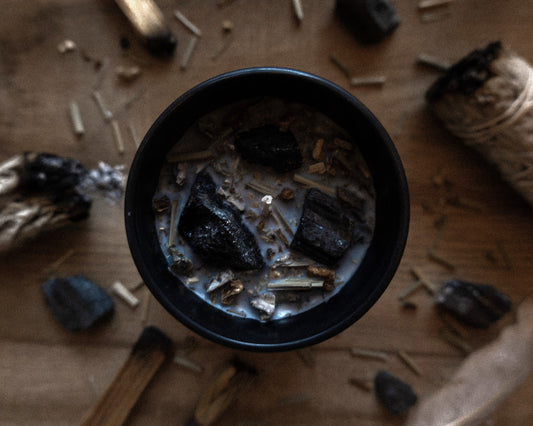 protection intention candle