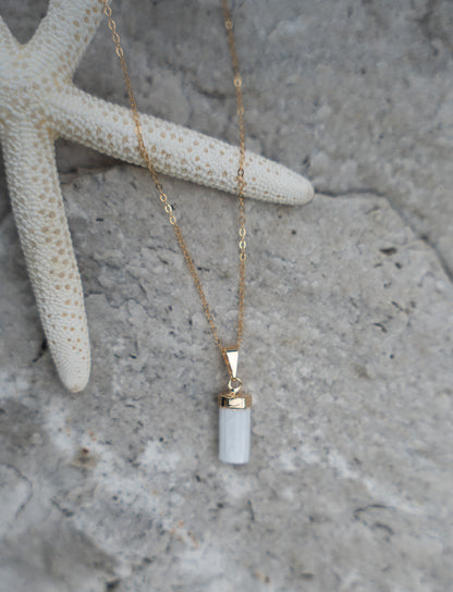 SELENITE PENDANT