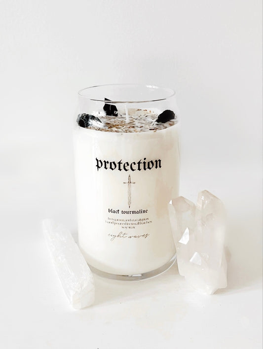 protection intention candle